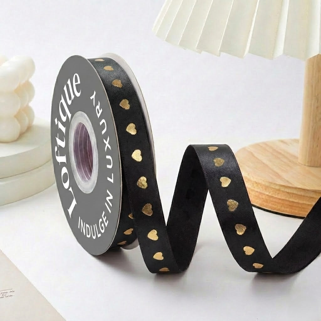 ES Ribbons are designed to add the perfect finishing touch to every gift. Crafted from soft fabric and detailed with elegant gold heart accents, these ribbons instantly elevate your packaging with warmth, love, and a premium feel.