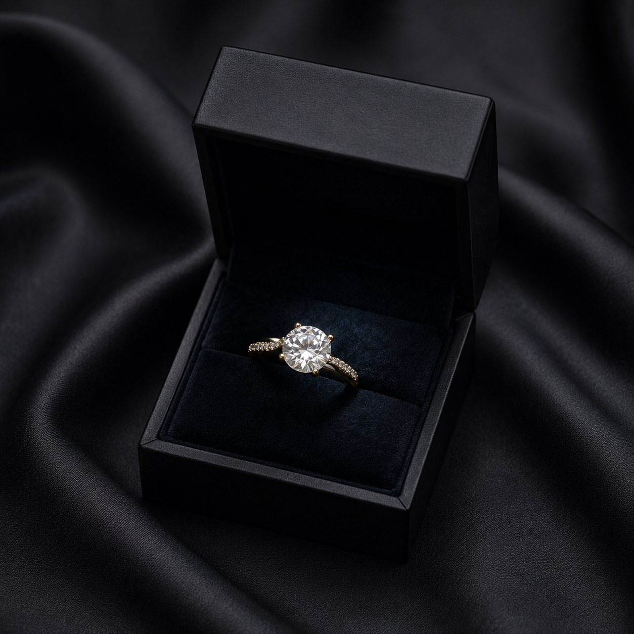 A soft shimmer wrapped in timeless elegance, this ring captures the beauty of light glowing through a delicate mist. Featuring a radiant crystal centerpiece with a refined minimal band, it creates a graceful sparkle that feels effortlessly luxurious and endlessly feminine.
